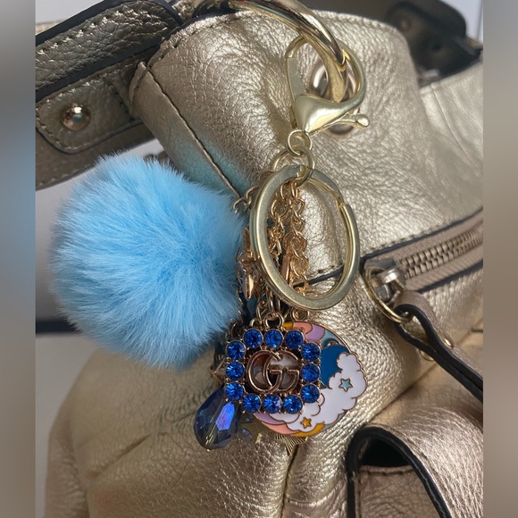 Unbranded Handmade Repurposed Luxury Bag Charm Keychain - Picture 3 of 5